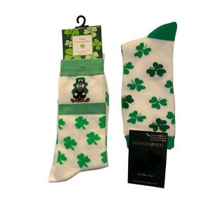 St Patrick’s Day Socks 2 Pair Sz 9-11 NIP
